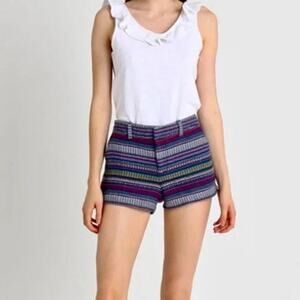 GAP 3" City Shorts in Multicolor Weave Size 8 Tall